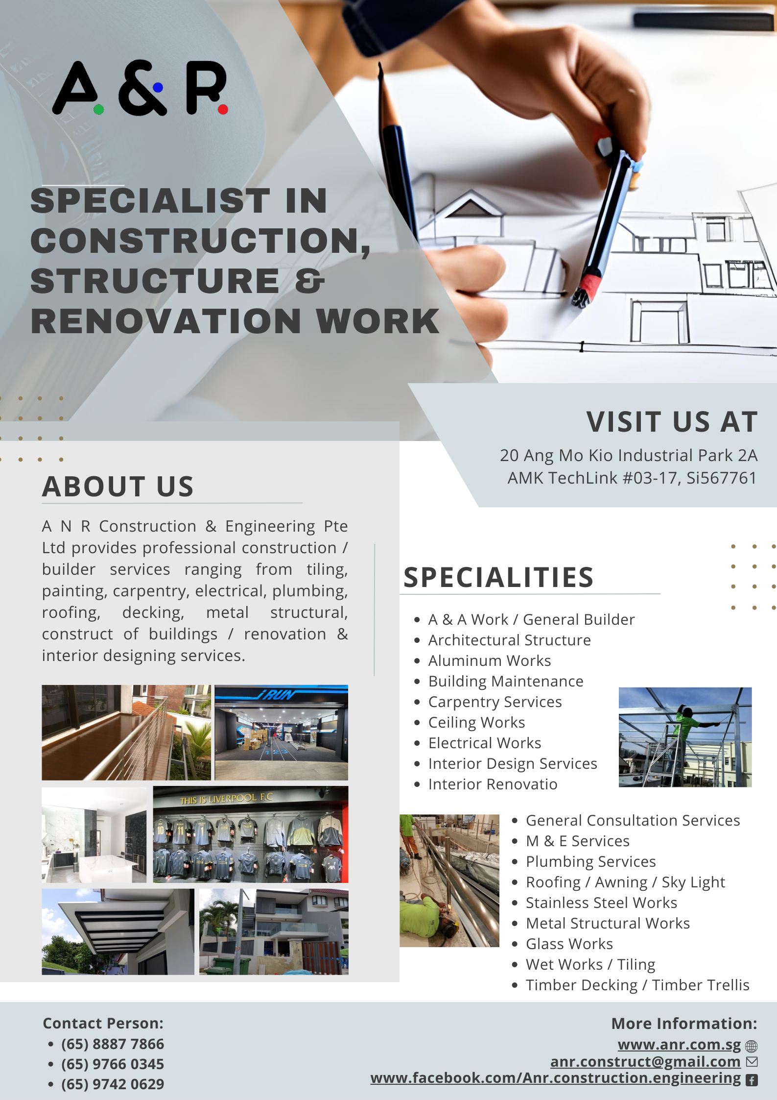 ANR Construction & Engineering Pte Ltd - Renovation Contractor