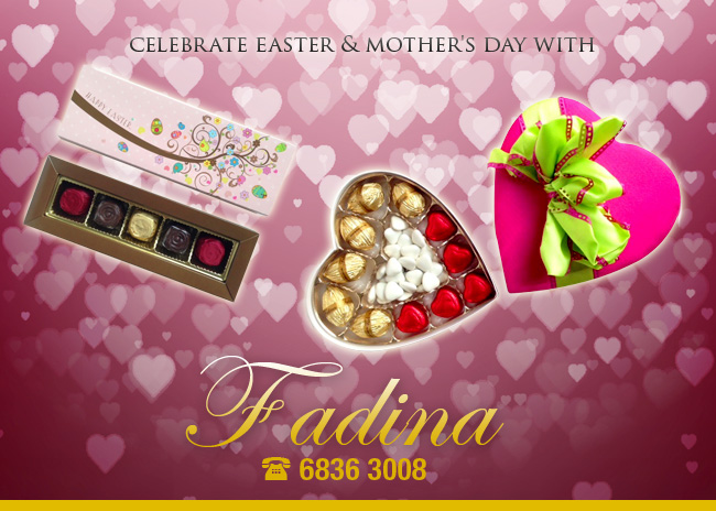 Celebrate Easter & Mother's Day with Fadina