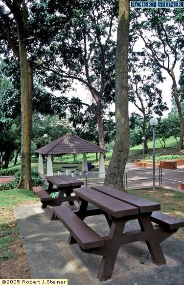 Clementi Wood, Wooden Bench